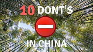 Die 10 Dinge die DU in CHINA vermeiden solltest! I Chinesische Kultur