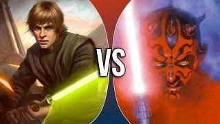 VS | Luke Skywalker vs Darth Maul