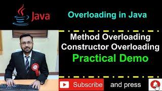 Java Method Overloading and Constructor Overloading - Explanation and Practical Demo