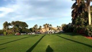 Palm Beach, Florida, awaiting Donald Trump press conference.