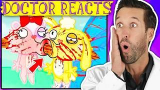 Doctor ER Reacts to Happy Tree Friends | Compilation (PART 2)