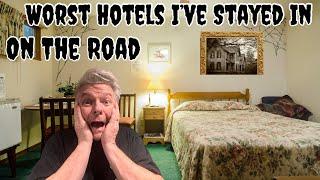 Road Stories: Bad hotels I’ve had to stay in as a working/touring musician!