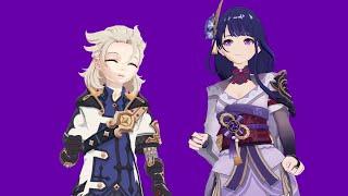 Stay Dance - Tiktok (Raiden Shogun & Albedo) • Genshin Impact Animation