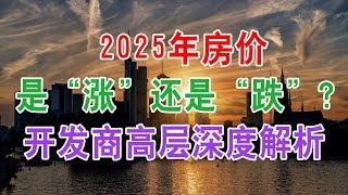 中国房地产楼市现状和房价走势：2025年房价，相对比现在是“涨”还是“跌”？开发商高层深度解析。2019 中国经济泡沫下房地产楼市的危机和走向，中国房价会崩盘吗？中国房价还会上涨或下跌吗？