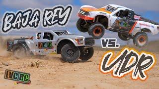 Traxxas UDR vs. Losi Baja Rey! | Which RC Trophy Truck is Better?