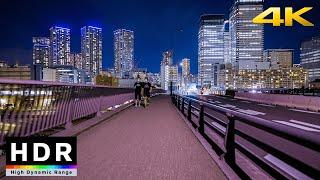 【4K HDR】Tokyo Night Exploring - Odaiba/Toyosu/Ariake