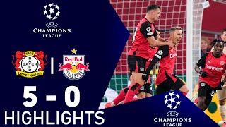 Bayer Leverkusen - RB Salzburg 5-0 Highlights | UEFA Champions League - 2024/2025