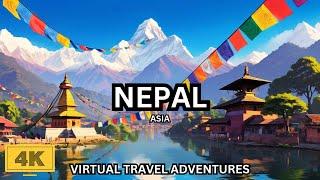 Nepal 4K Scenic Adventure Film with Calming Acoustic Music For Peace And Relaxation - Stress Relief