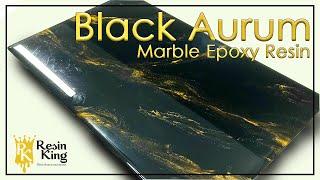 Resin King Black Aurum Marble Epoxy Resin