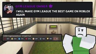 HUGE GYM LEAGUE UPDATE COMING SOON ROBLOX