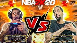 $200 WAGER! TheRealDog & POOHGOTTIE vs SandMan_pdb in NBA 2K20 2V2! MOST INTENSE WAGER EVER!