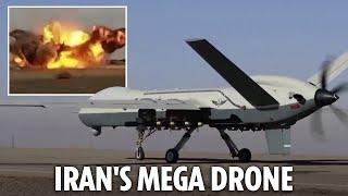 Iran unveils massive battle-ready attack drone - naming the deadly bomb-laden weapon 'Gaza'