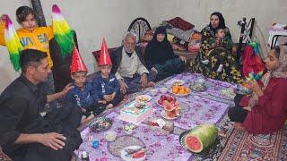 Twin’s Birthday  & Yalda Night Celebration  | Salahadin's Family Special