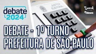 Debate Prefeitura de São Paulo – 1º Turno – TV Gazeta (01/09/2024)