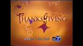 WABC New York City Thanksgiving Day 1997 Idents, Promos and commercials