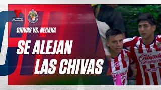 Gol de Víctor Guzmán para ampliar la ventaja - Chivas vs. Necaxa 3-1 | Telemundo Deportes