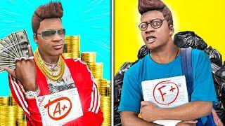 Rich Vs Poor Student In GTA 5 (Full Movie) | Aryan 2 Toonz