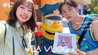 eng) LA에서 일주일! 미국여행 vlog ep.2ㅣLA 한인타운 맛집ㅣ산타모니카 해변에서 인생 선셋ㅣ세.젤.잼 유니버셜 스튜디오 할리우드ㅣ그랜드센트럴마켓ㅣ더라스트북스토어