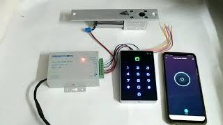 Demo video of Tuya access control