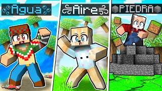 ¡NOS pasamos MINECRAFT pero HAY PODERES ELEMENTALES! ‍ con SILVIOGAMER