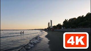 Walking on Dasoudi Beach, Limassol, Cyprus