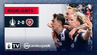 Falkirk 2-0 Hearts | Highlights | The Bairns cause an upset to make the Premier Sports Cup quarters.