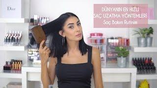 Dünyanın En Hızlı Saç Uzatma Yöntemleri 2 | Saç Bakım Rutinim 