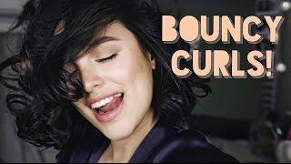 BOUNCY CURLS for SHORT HAIR!