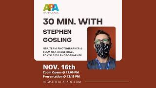 APA | DC Presents: 30 min With Stephen Gosling