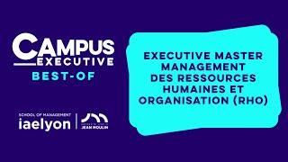 iaelyon - Best-Of - Executive Master Management des Ressources Humaines et Organisation (RHO)