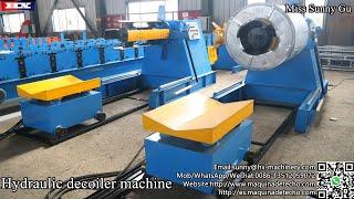 5 Tons automatic hydraulic decoiler machine