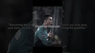 Become the Greatest #best #great #greatest #cristianoronaldo #becomeyourbestself #bethebestyou