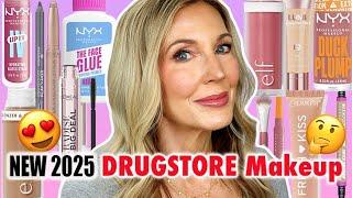 Testing NEW *DRUGSTORE* Makeup 2025! NEW Elf, L'Oreal, NYX & More | Over 50!