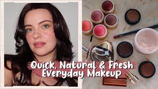 Quick, Fresh & Natural Everyday Makeup Look! | Julia Adams