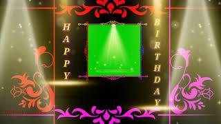 Happy birthday background light effect  template black screen video||kinemaster editing video