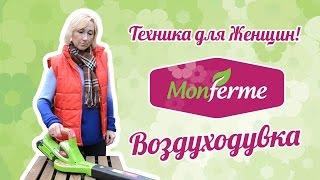 Аккумуляторная электрическая воздуходувка Monferme 24157M + садовый пылесос 24167M