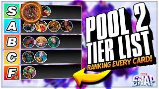 Pool 2 Tier List | Ranking EVERY Card From Best to Worst | Marvel Snap