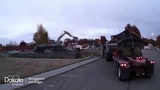 ND State Office Building Demolition Time-lapse