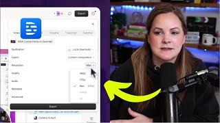 How to Export Video in Descript (at High Quality)