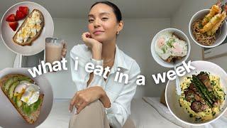 what i eat in a week *realistic + no restrictions homemade meals* | no-buy diaries