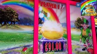 Rainbow Riches Community slot £500jp Last play on this for 2017, watch the  FREE GAMES slot features