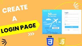 Make a Login Page With Html Css Javascript .|| Khan It Academy