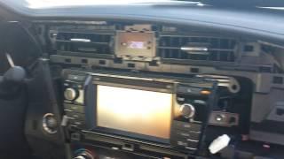 How to Remove Radio / Navigation / Touch Panel from Toyota Corolla 2014 for Repair.