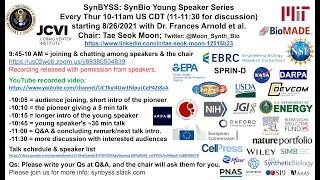 SynBYSS seminar with Dr. Tim Lu at Senti Biosciences & Dr. Emil Jensen at Technical Univ. of Denmark