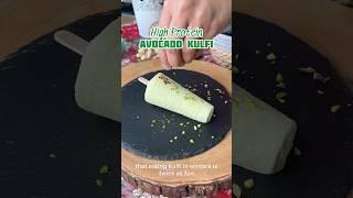 High protein Avocado Kulfi - guilt free dessert packed with good fat & protein
