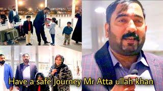 Have a safe journey Mr Atta ullah khan -  USA Tour 2023 BitQaan