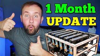 My Ethereum Mining Rig - 1 Month Update ( Is It Worth It ) My Electric Bill 
