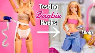 Testing Barbie Doll Hacks To See If They ACTUALLY Work!?