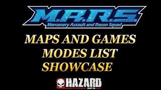 M.A.R.S. 2020 BETA MAPS AND GAMES MODES LIST SHOWCASE
