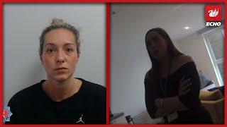 Police bodycam footage captures the moment Rebecca Joynes was arrested